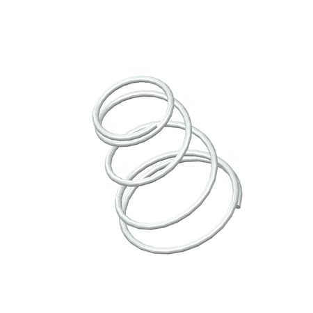 Approved Vendor Taper Spring, Lo= 0.625 , So= 0.406 , W= 0.032 G709989757